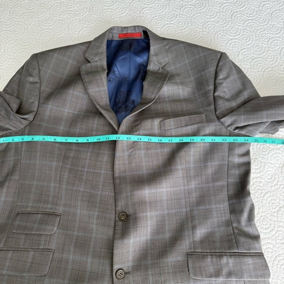 Ted Baker Light Gray Checkered Blazer - Picture 8 of 14